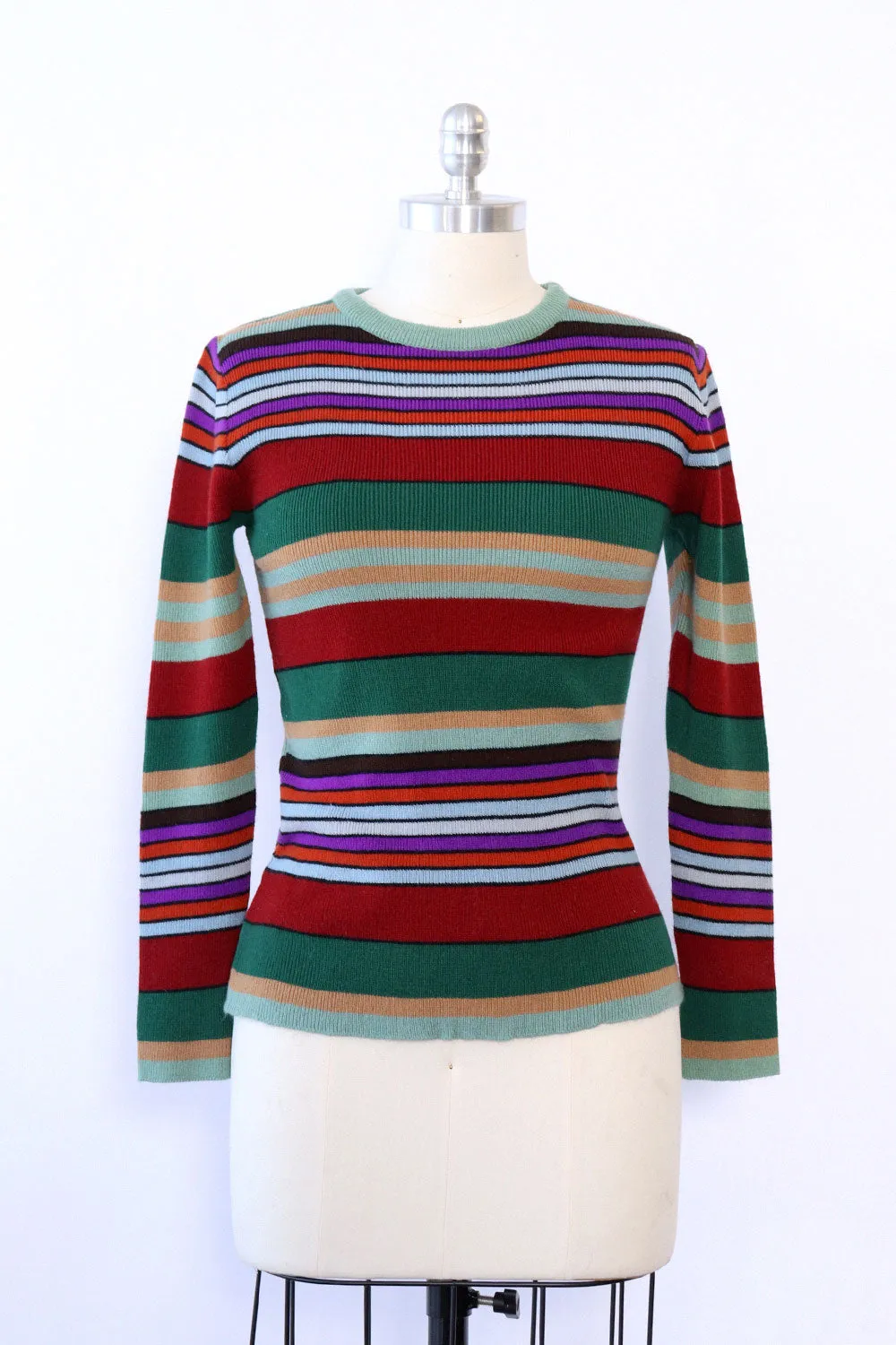 1970s Simple Stripe Sweater M/L