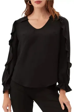 Black Long Sleeve Top