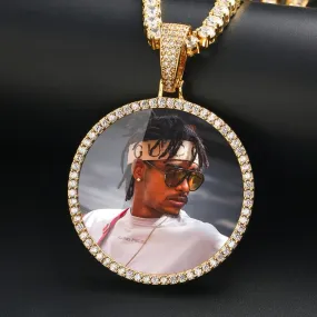 Custom Photo Medallion Necklace- Best Christmas Gifts For Men