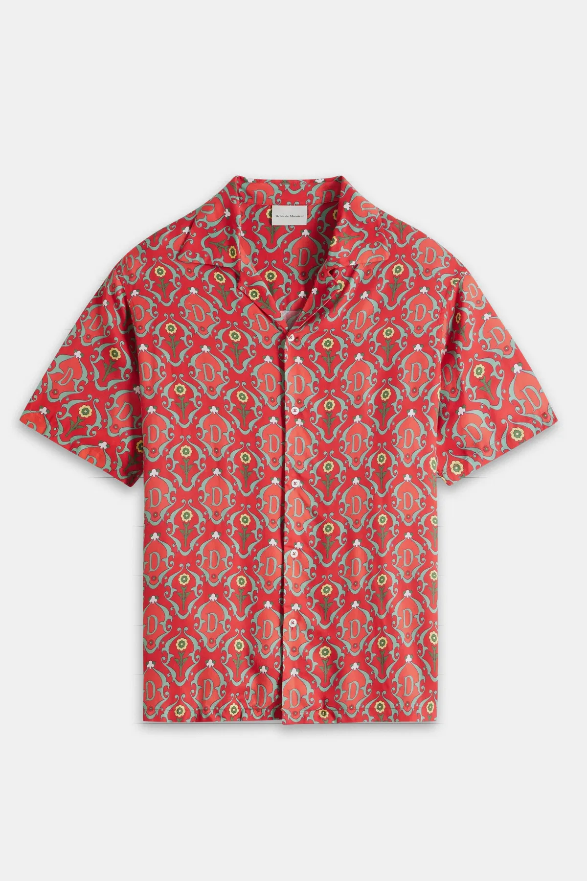 Drôle de Monsieur 'La Chemise Ornement' Shirt - Red