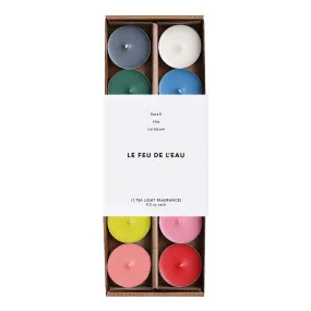 Le Feu De L'Eau: Rainbow Tea Lights