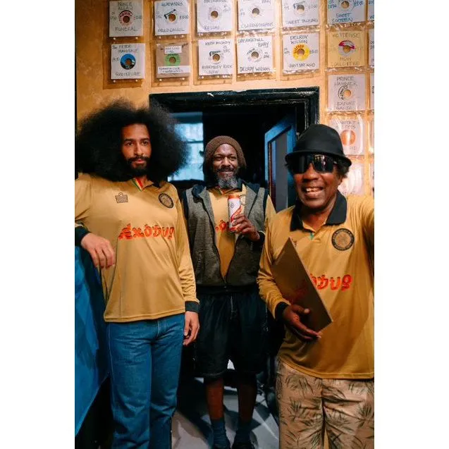 Modfather Clothing x Bob Marley x Admiral - The Natural Mystic Gold Exodus Limited Edition - Football Shirt