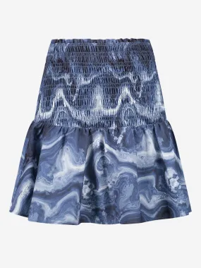 Nikkie Veronica Marble Skort Deep Blauw