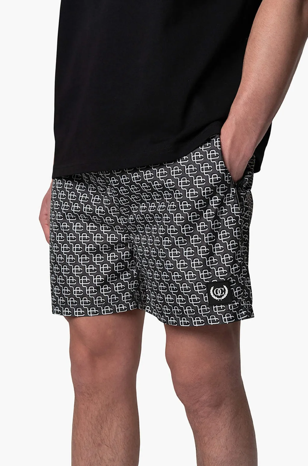 Quotrell Monogram Swimshort