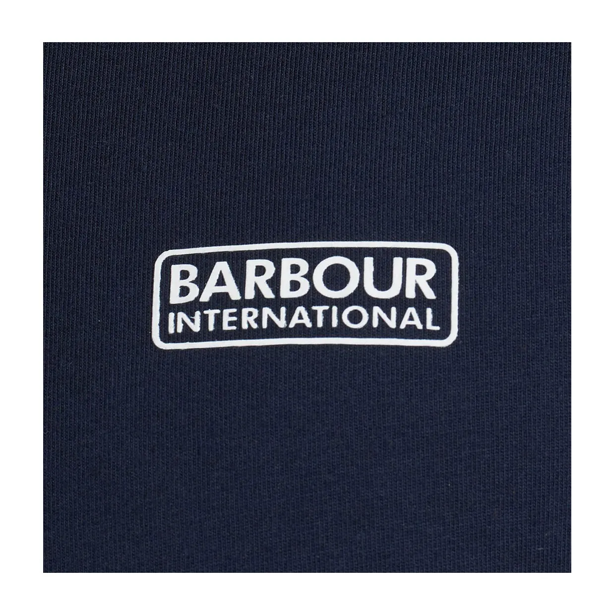 T-shirt Barbour International Small Logo Blu Navy