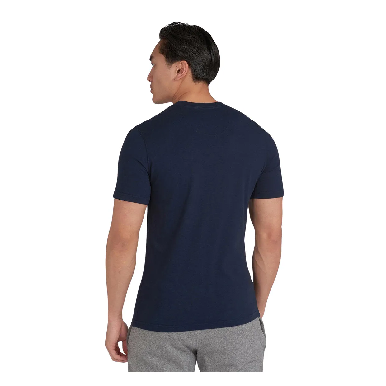 T-shirt Barbour International Small Logo Blu Navy