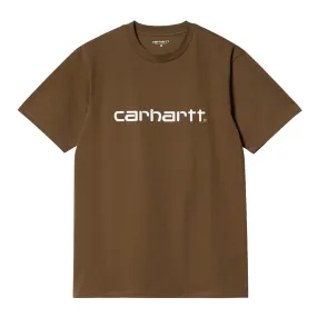 T-shirt Carhartt WIP S/S Script Marrone