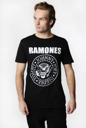 T-Shirt Imprimé Emblème Ramones Homme