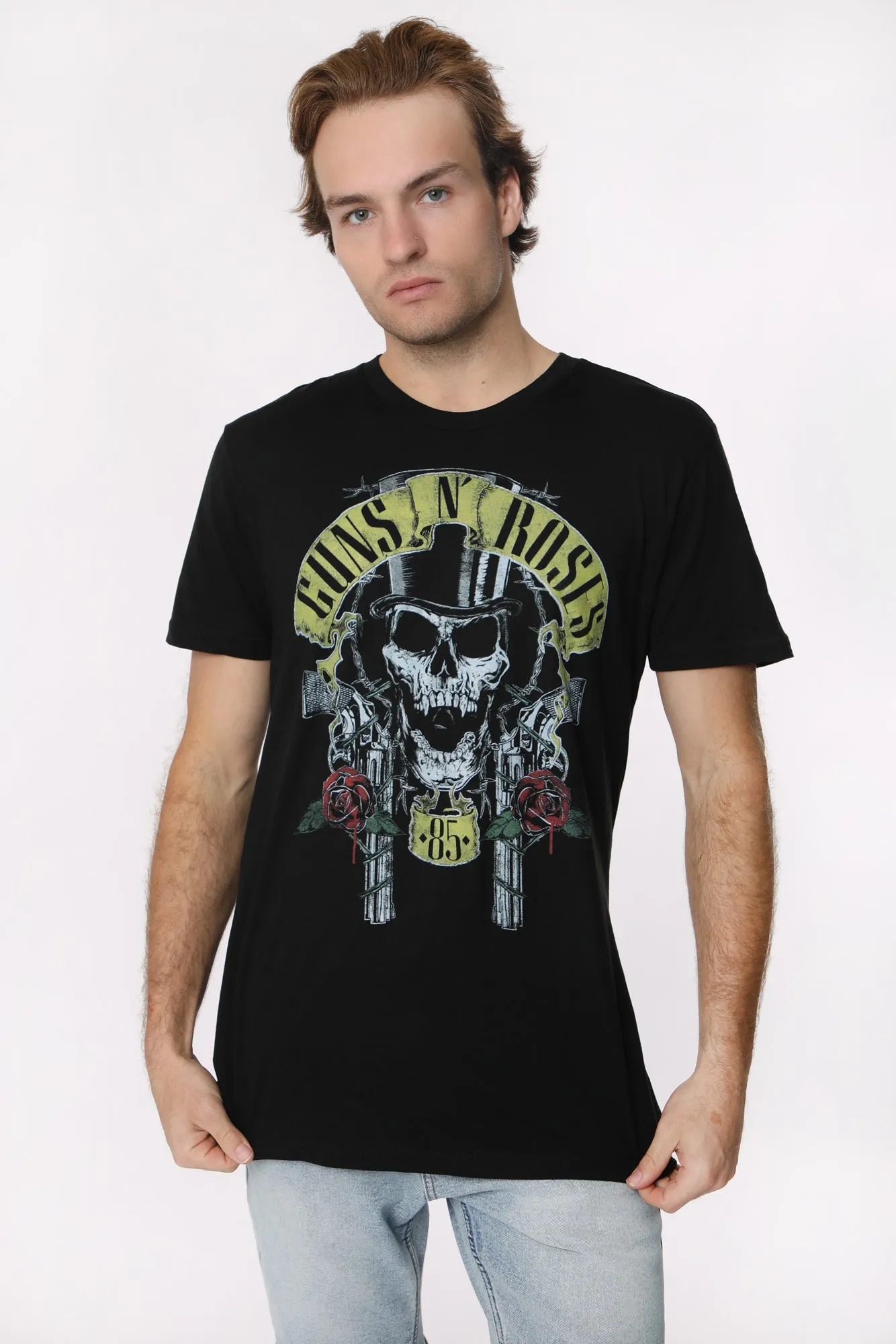 T-Shirt Imprimé Guns N' Roses Homme