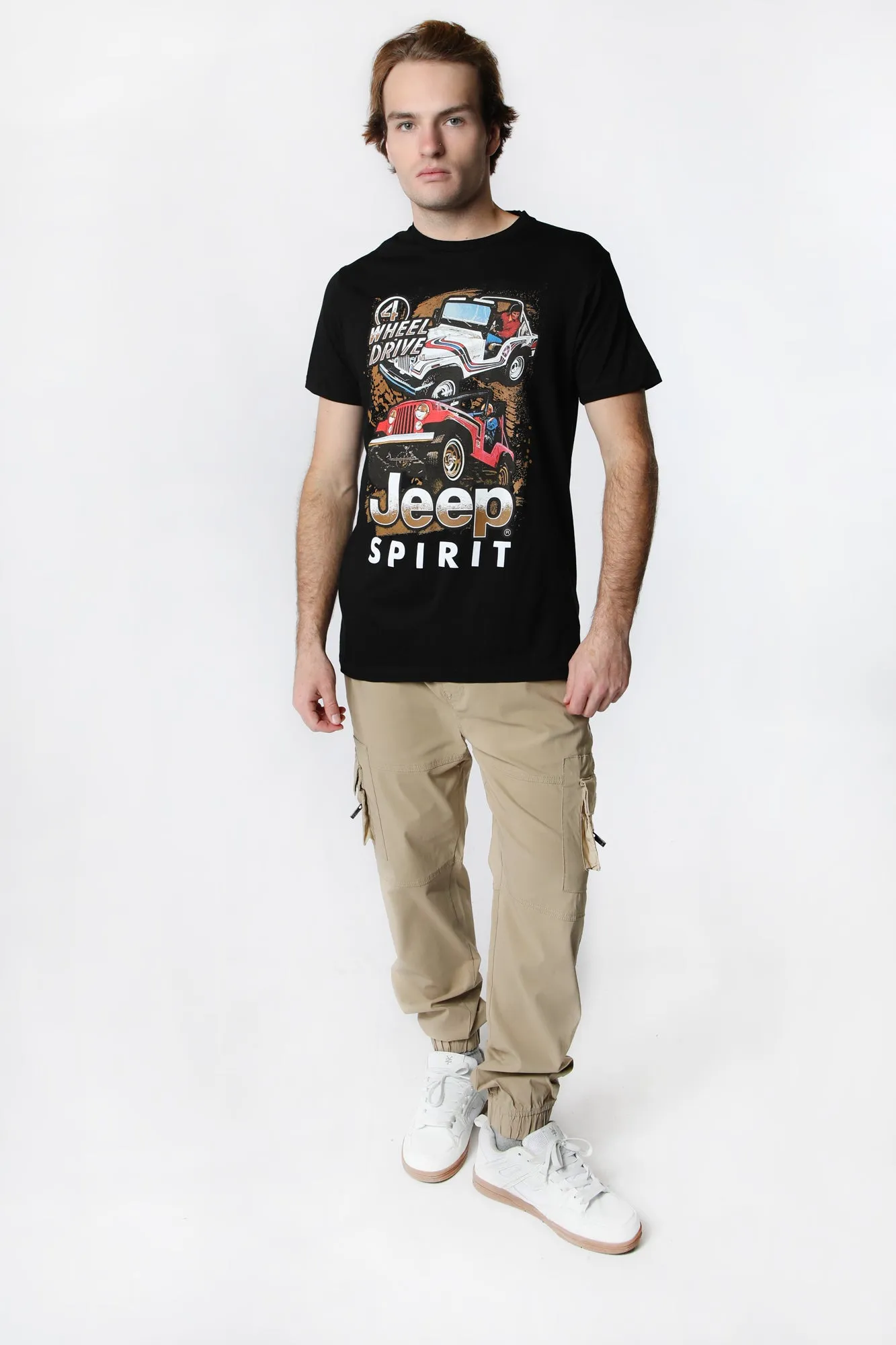 T-Shirt Imprimé Jeep Spirit 4-Wheel Drive Homme