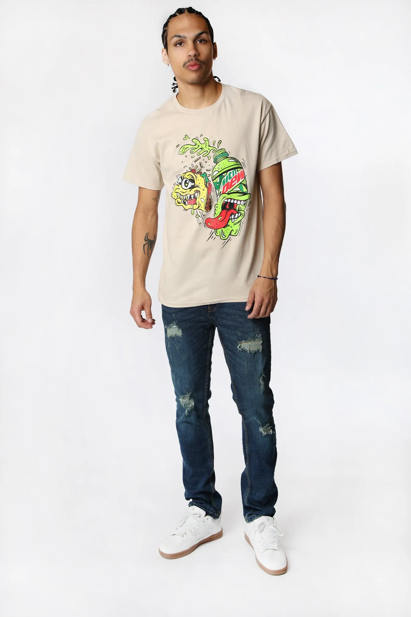 T-Shirt Imprimé Mtn Dew Homme