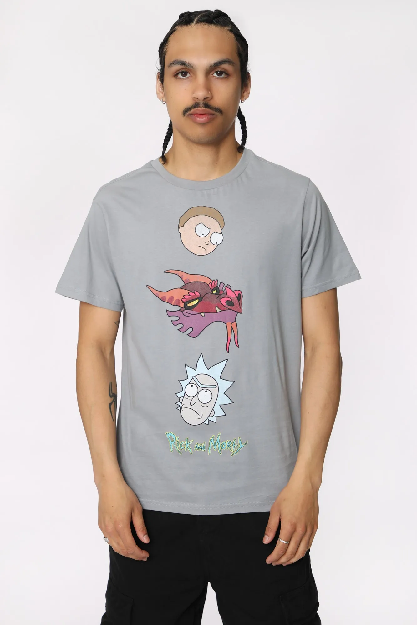 T-Shirt Imprimé Rick et Morty Homme