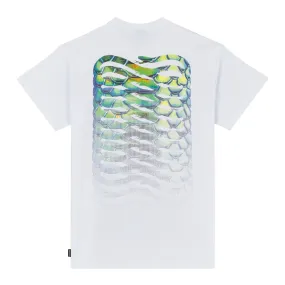 T-shirt Propaganda Ribs Skin Bianco / Multicolor