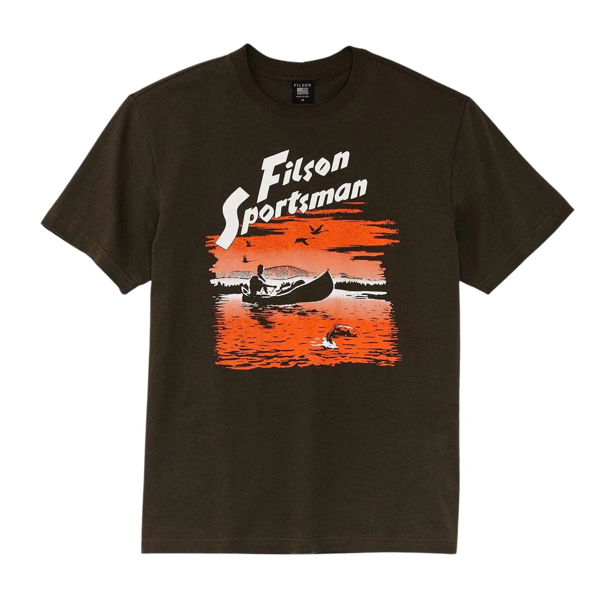 T-shirt Uomo Filson S/S Pioneer Graphic Marrone