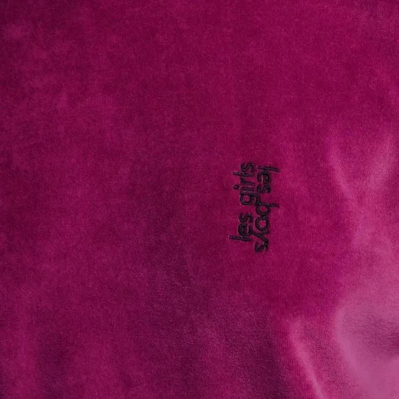 Velour T-Shirt (Claret)