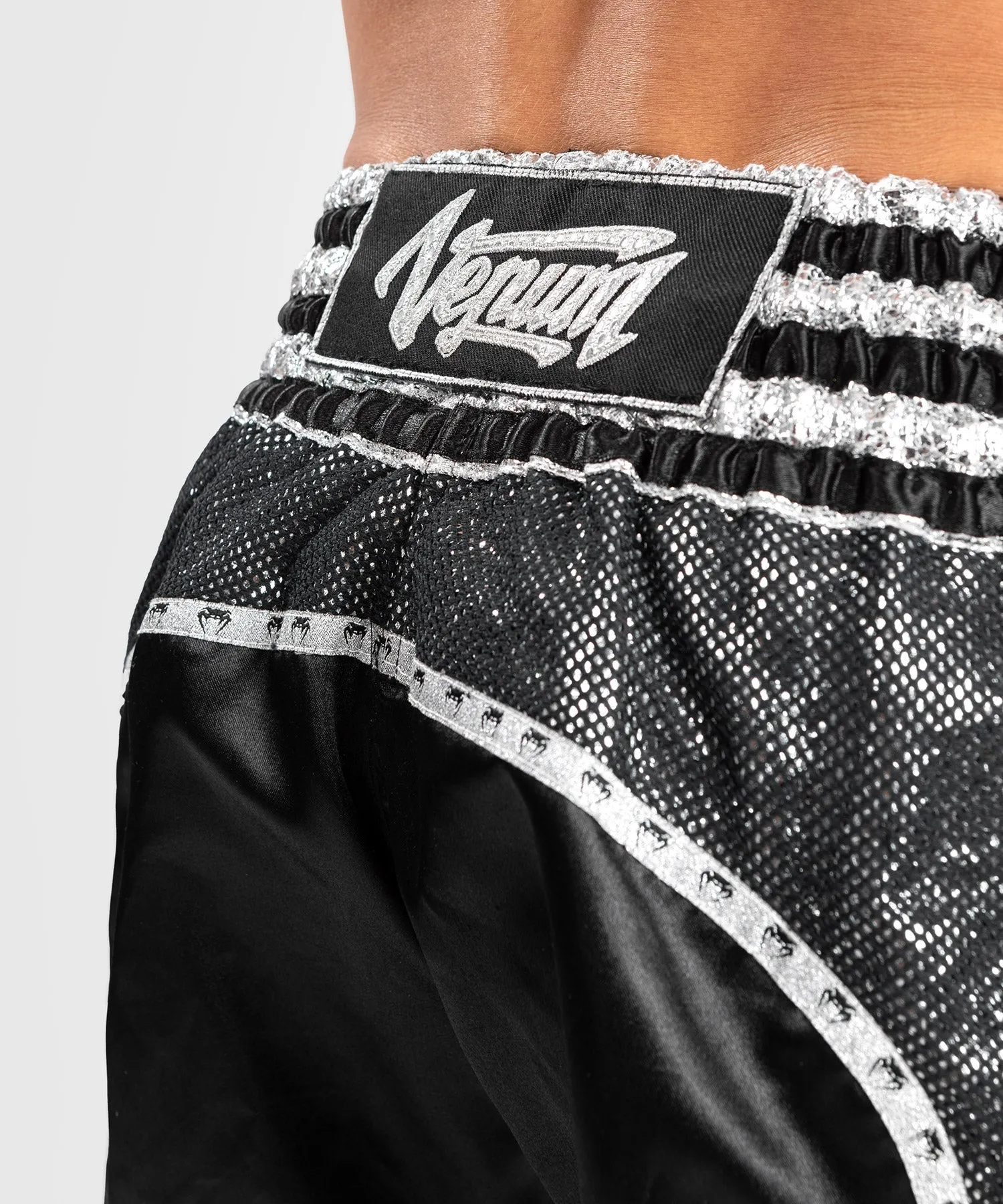 Venum Absolute 2.0 Muay Thai Shorts - Black/Silver