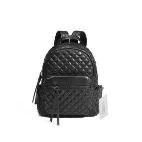 Women's lambskin leather Vyar design quilted backpack