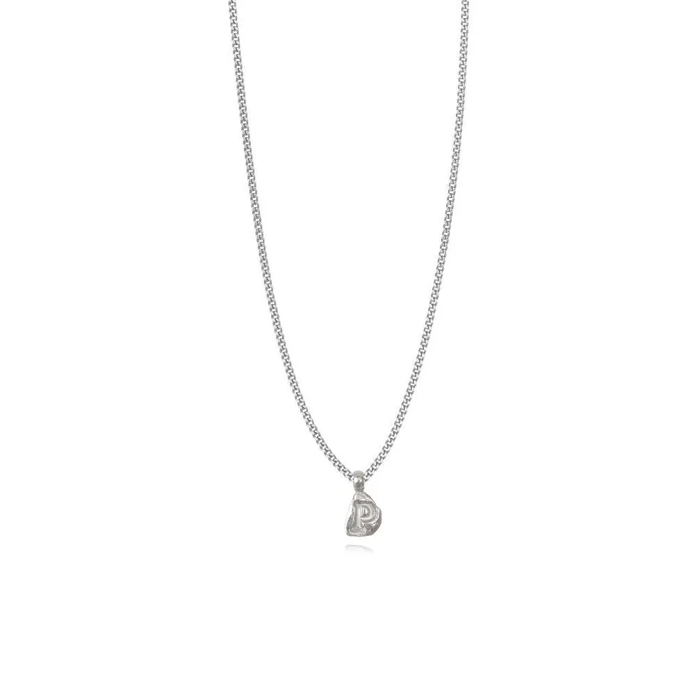 Zoe P Silver Necklace